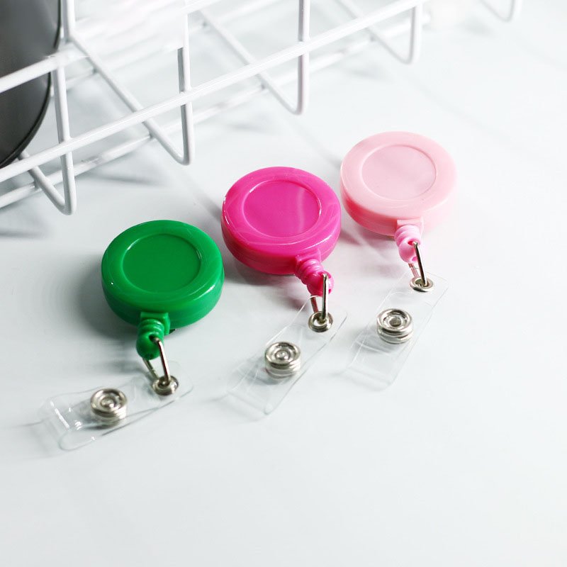 Nurse Accessories Retractable Lanyard keychain Badge with Clip Teacher id card holder Name Badge Reels with Custom Logo