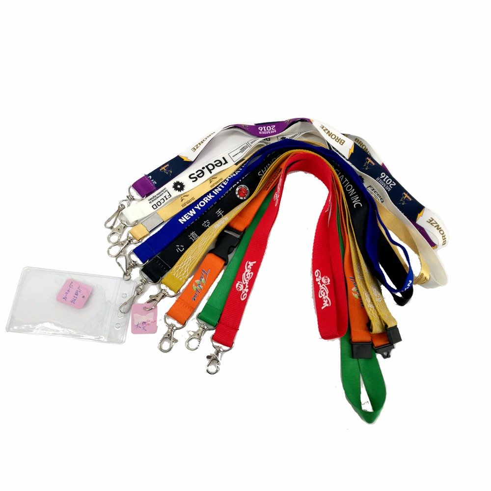 Fashion Safety Wrist Id Badge Holder Custom Lanyard