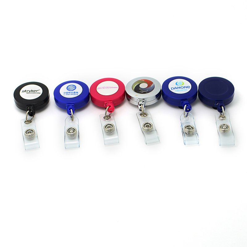 Retractable Reel Pull Id Card Badge Holder Style Abs New