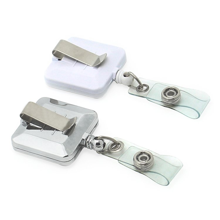 Retractable Reel Pull Id Card Badge Holder Style Abs New