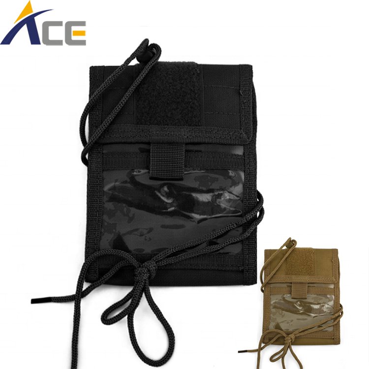 Customize place phone business trading wallet credit id card holder with lanyard