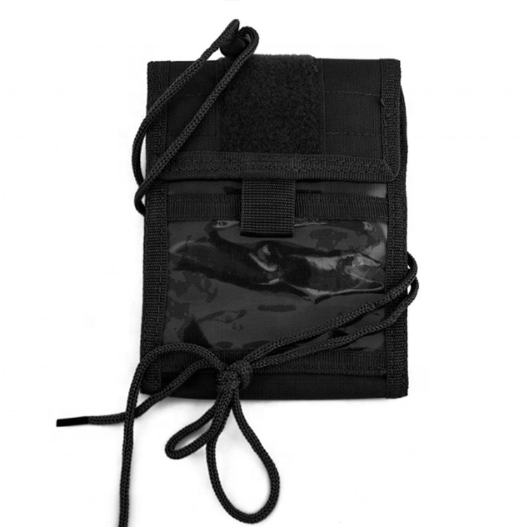 Customize place phone business trading wallet credit id card holder with lanyard