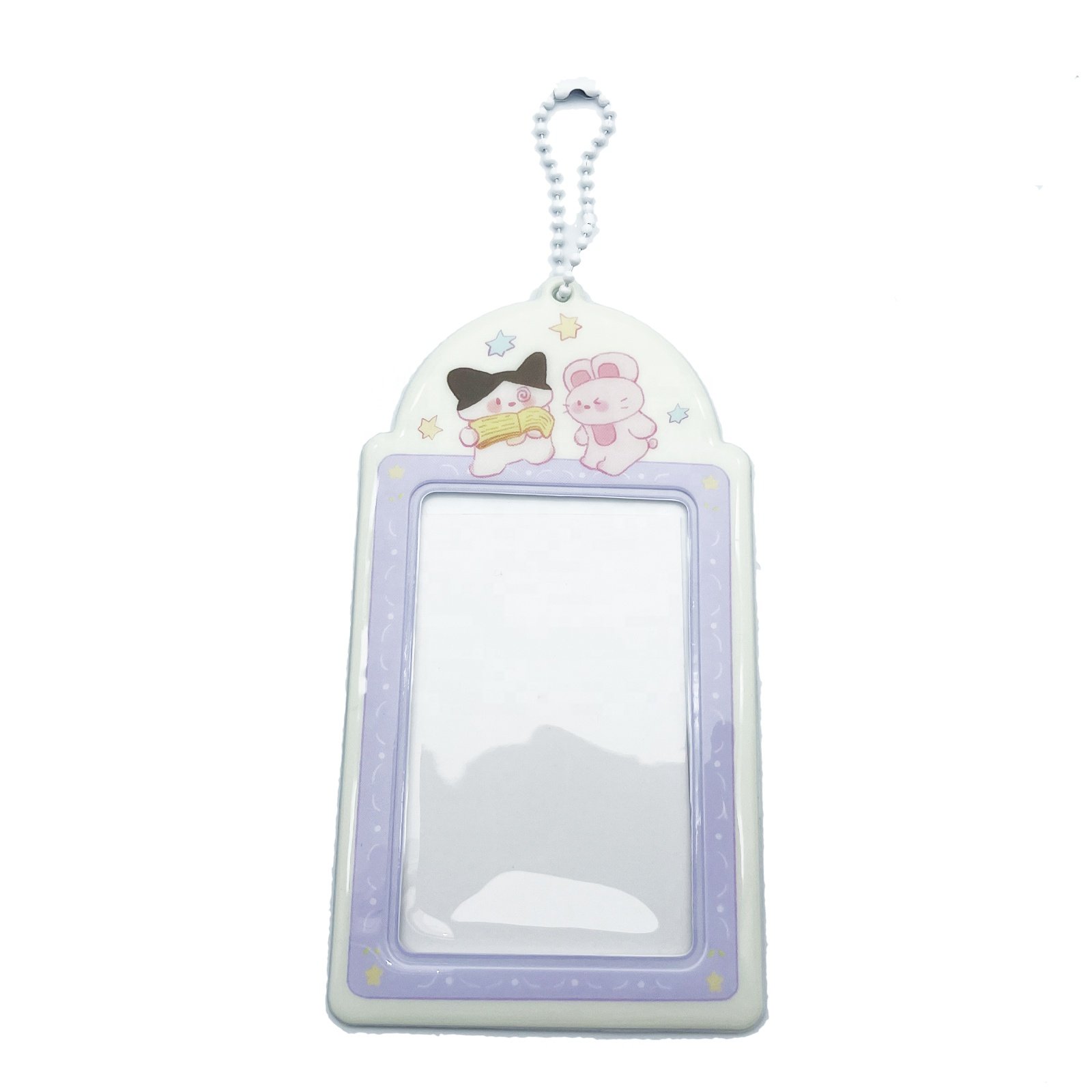 Custom Full Color Printing PVC Photocard Holder Protective Photo Sleeves Student Card Case ID Badge Holder for Kpop Fan