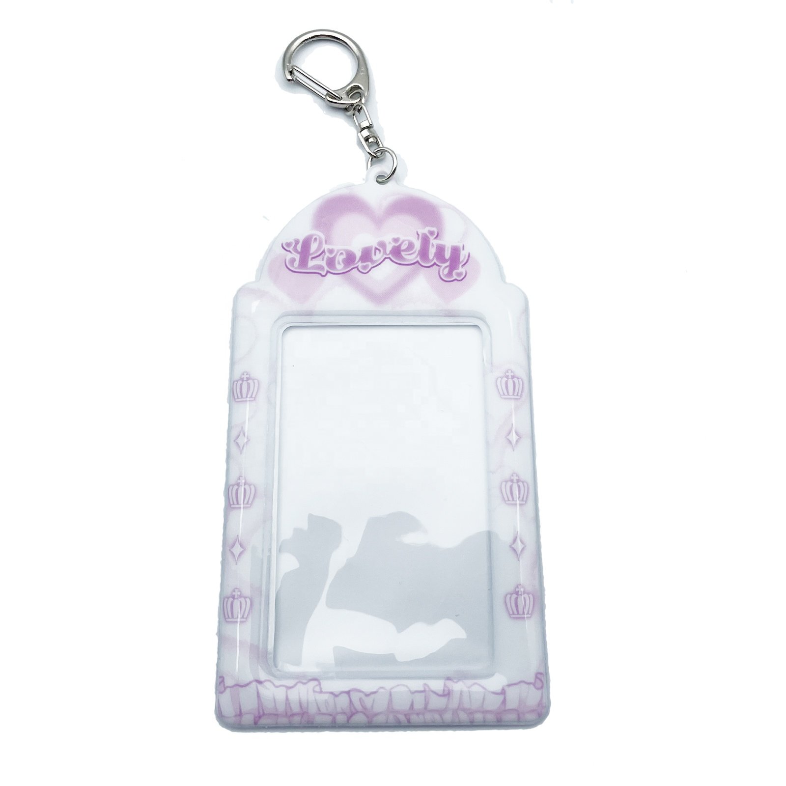 Custom Full Color Printing PVC Photocard Holder Protective Photo Sleeves Student Card Case ID Badge Holder for Kpop Fan