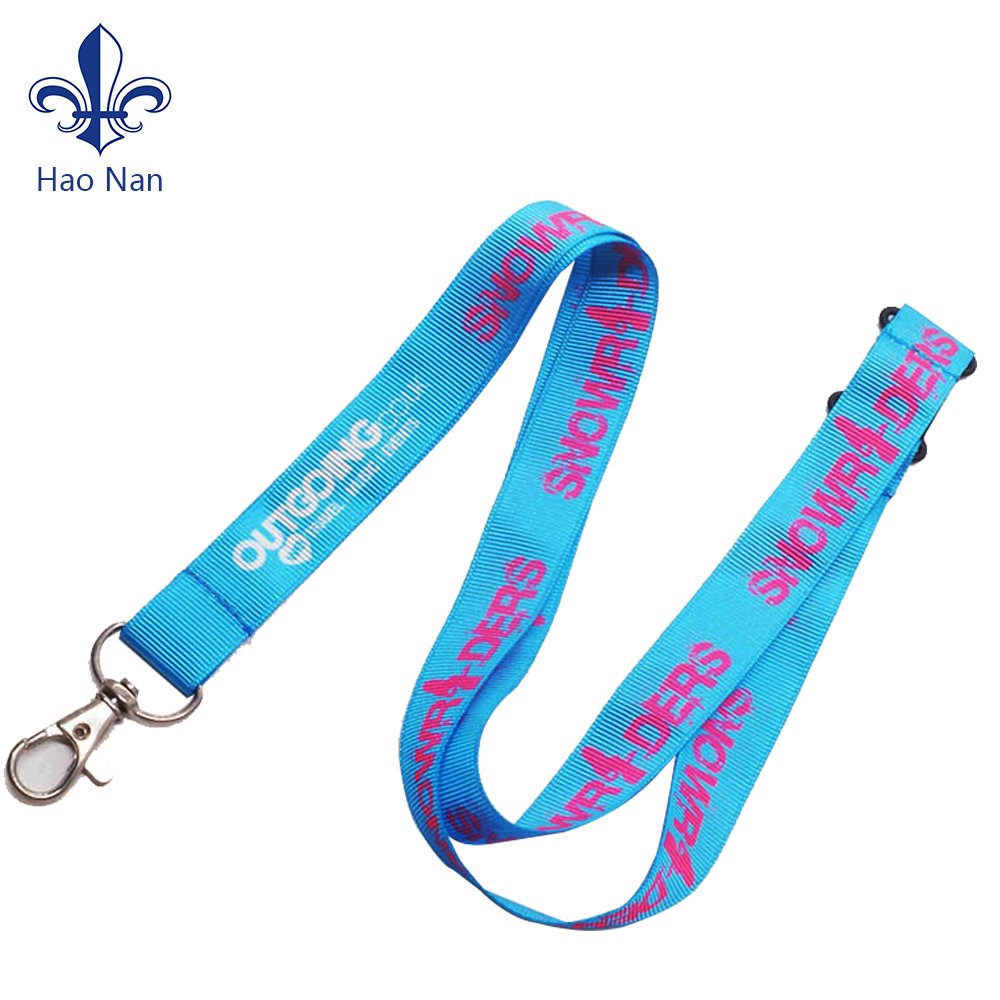 High Quality Custom design logo lanyard Neck Badge Holder Lanyard Keychain With No Minimum Order