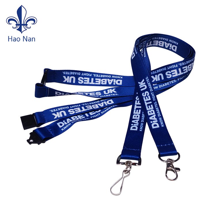High Quality Custom design logo lanyard Neck Badge Holder Lanyard Keychain With No Minimum Order