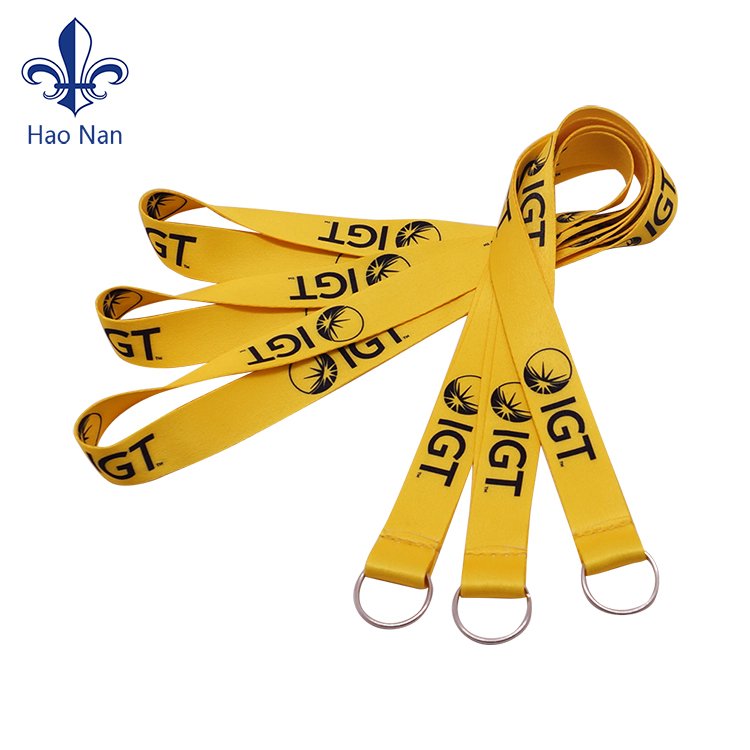 High Quality Custom design logo lanyard Neck Badge Holder Lanyard Keychain With No Minimum Order
