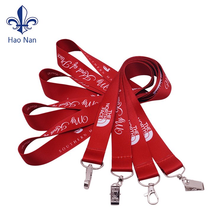High Quality Custom design logo lanyard Neck Badge Holder Lanyard Keychain With No Minimum Order