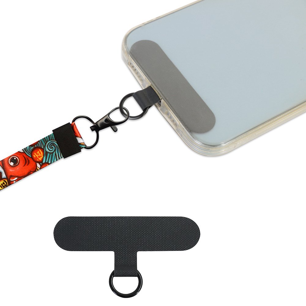Custom Logo Polyester Crossbody Phone Lanyard Patch Neck Lanyard With Holder
