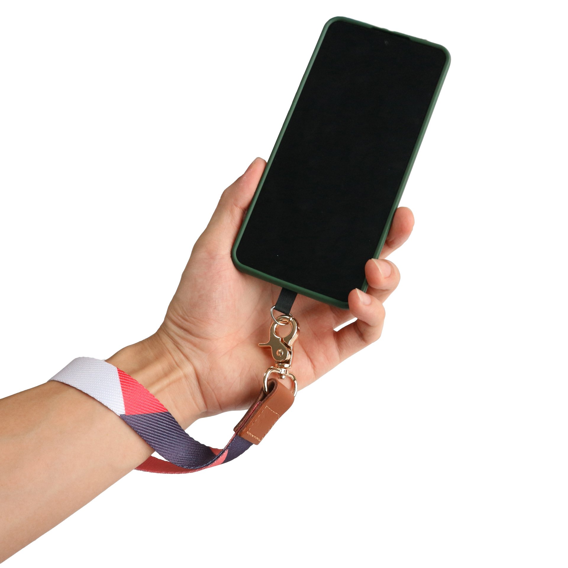 Custom Logo Polyester Crossbody Phone Lanyard Patch Neck Lanyard With Holder