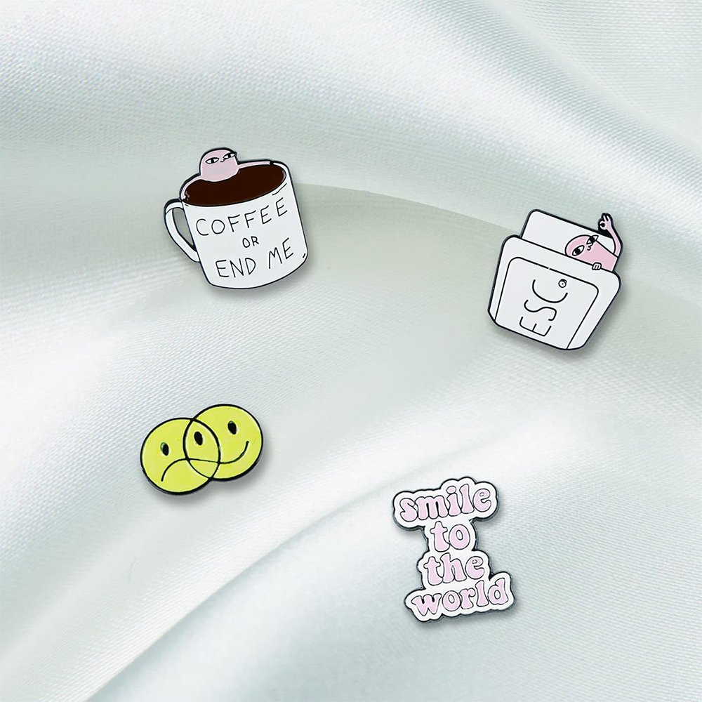 Enamel Brooch Pins Bulk Set Decoration Lapel Pin Clothes Accessories Birthday Christmas Festival Gift for Girls Women