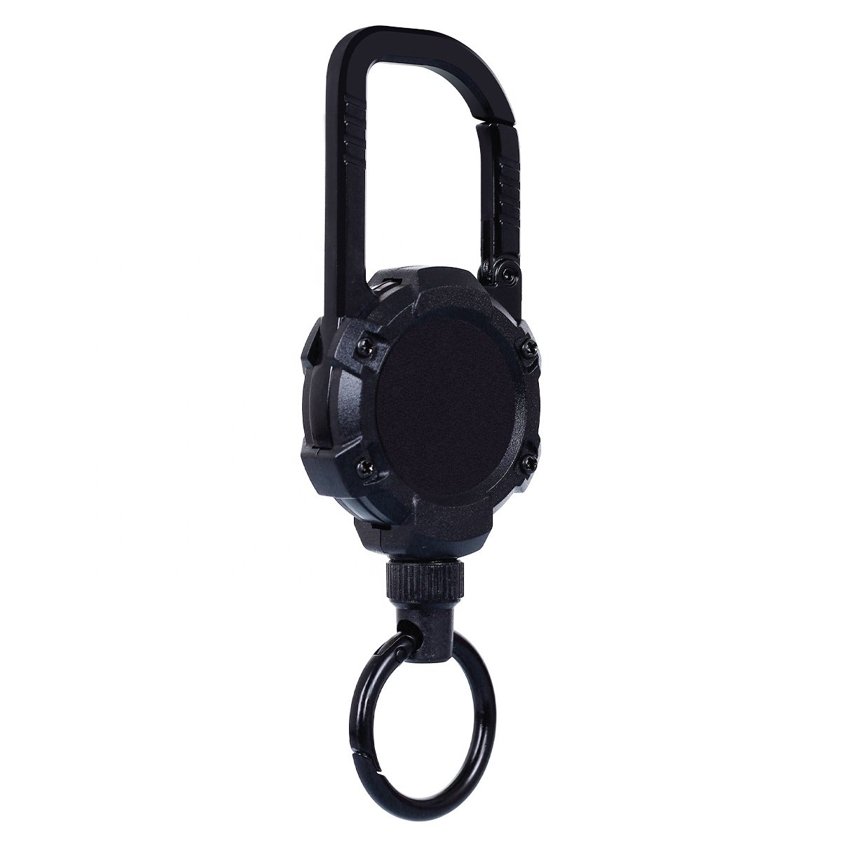 New High Quality Badge Reel with Steel Wire Keychain Holder Climbing Buckle Outdoor Sport Accessories 6893