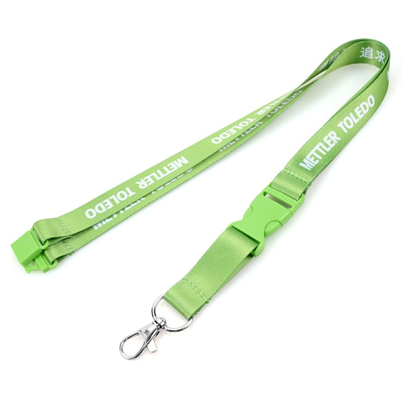 Wholesale custom popular pattern lanyard polyester nylon braided lanyard ID card lanyard