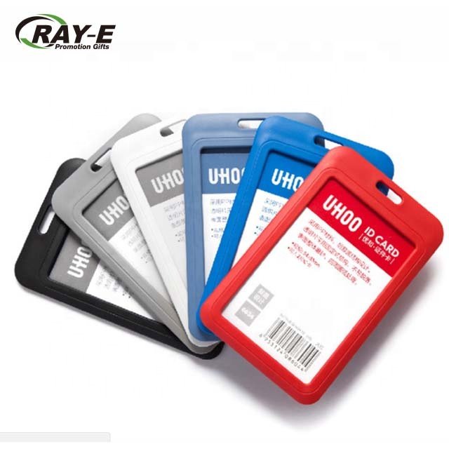 UHOO Card Holder with Lanyard PP ID Card Holder ID Badge Holder