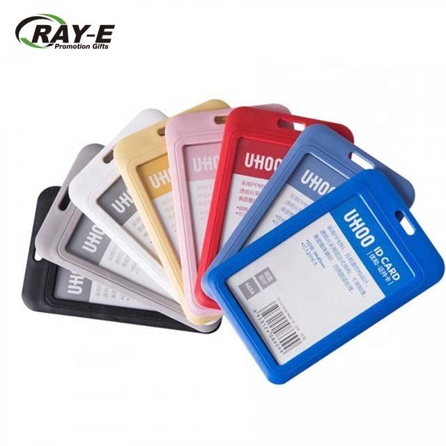 UHOO Card Holder with Lanyard PP ID Card Holder ID Badge Holder