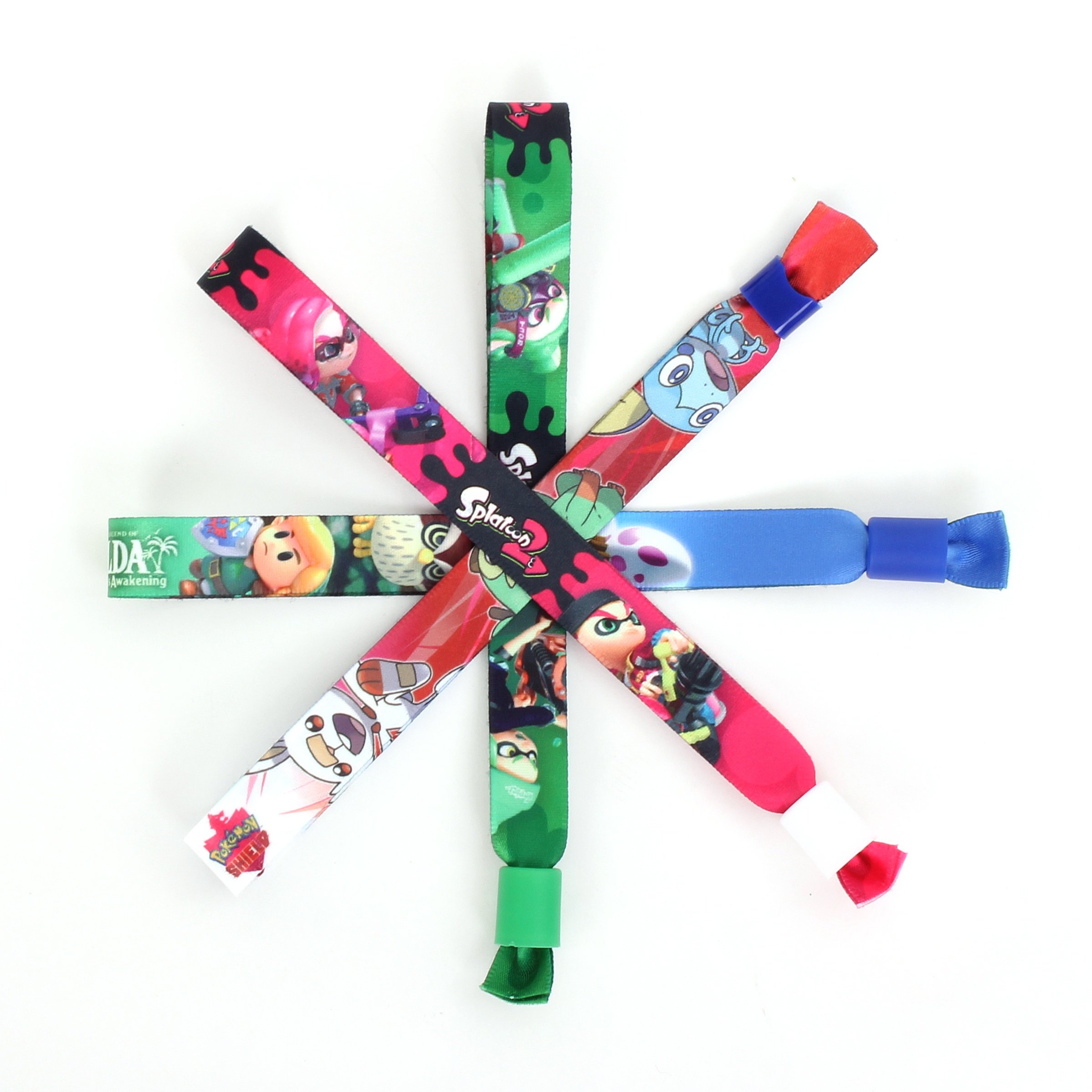 Fast Delivery Custom Logo Wristbands Promotional Party Woven Fabric Festival Event Wrist Bands Customize Hand Bracelet