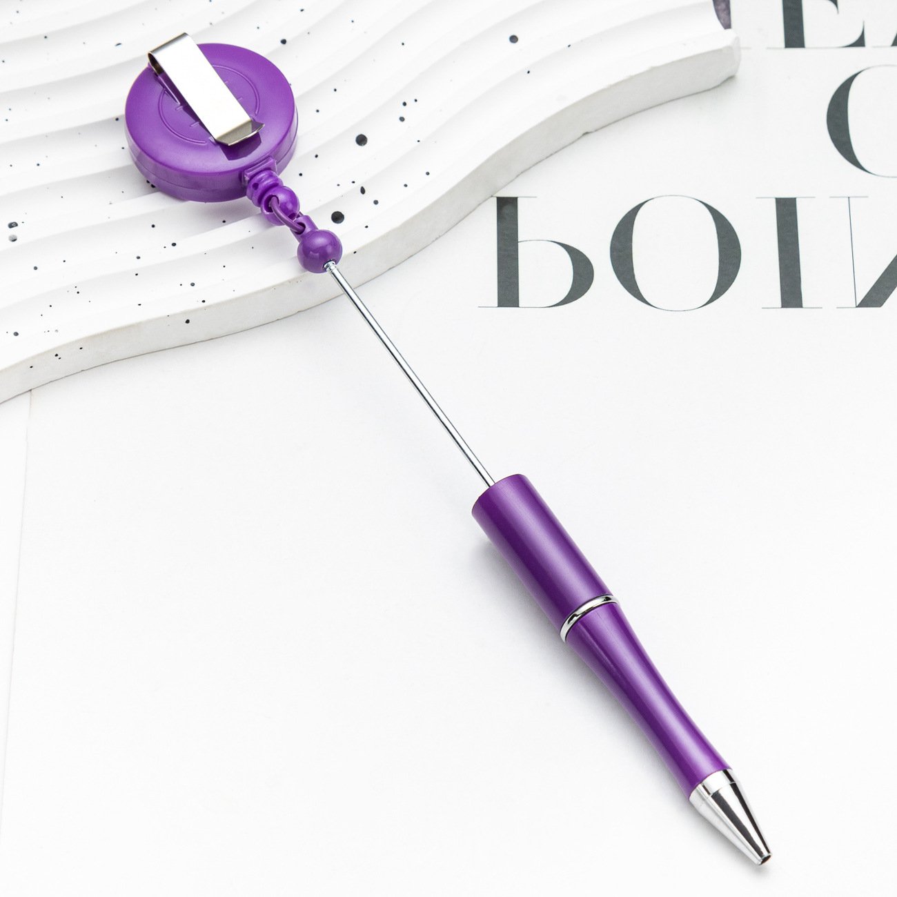BSBH Low Price Cute Nurse Ballpoint Pen With Colorful Badge Reel Retractable Pen Nurse Doctor Keychain