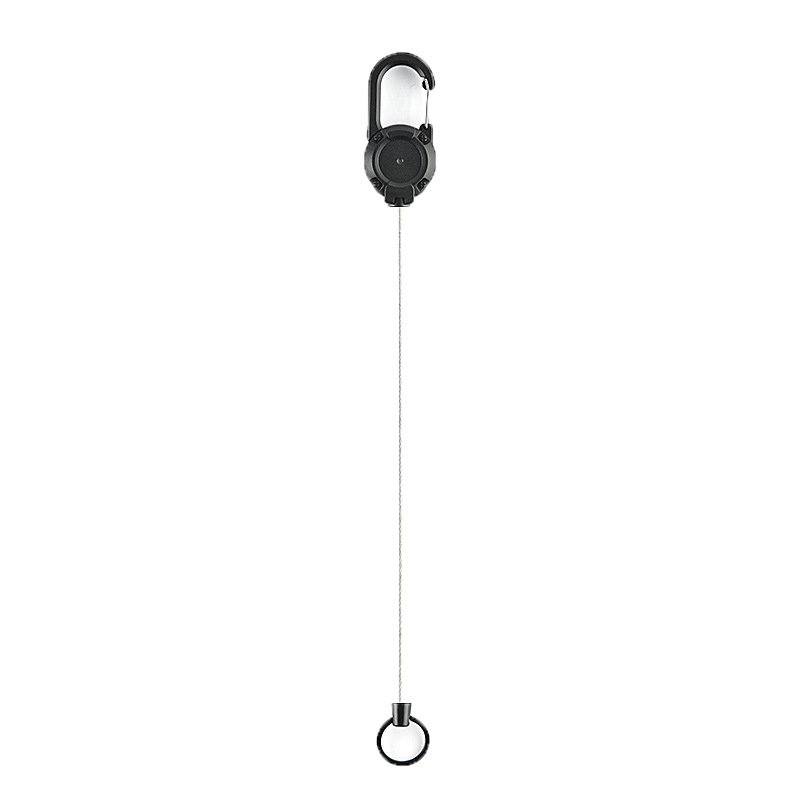 Outdoor Retractable Keychain Tactical ID Badge Reel Retractable ID Badge Holder Reel Heavy Duty Retractable Keychain