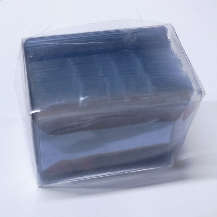 Hot Sale 4x3 Soft Plastic Transparent PVC Card Protector Clear Soft Waterproof ID Badge Card Holder