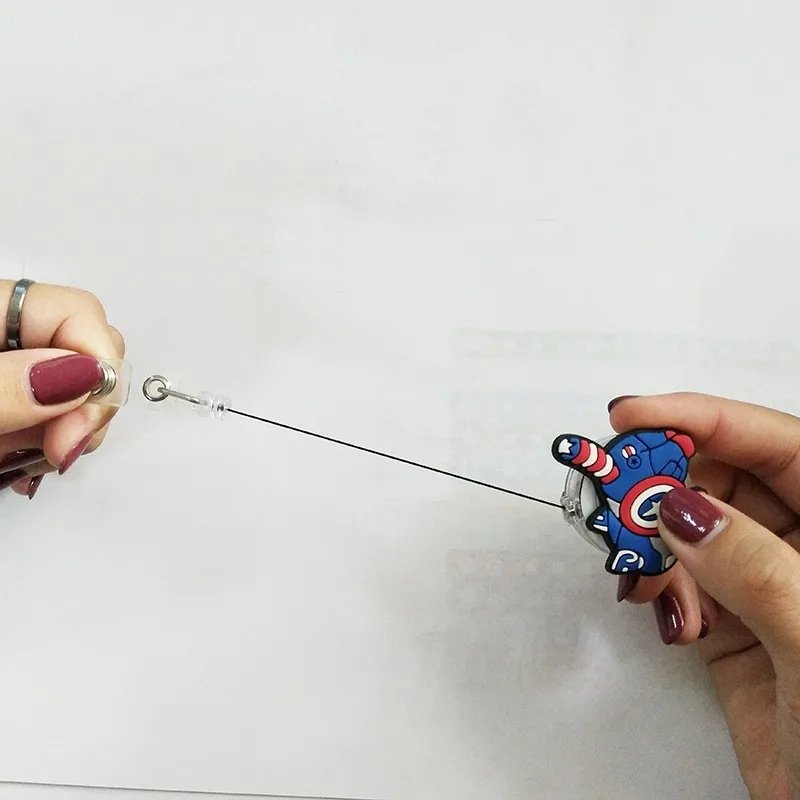 2024 New Fashion Cute Retractable Nurse Badge Reel Clip Badge Holder Students Doctor ID Card Holder