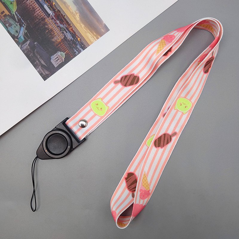 Wholesale Keychain Lanyard Strap Work-card Holder Custom Logo Polyester Lanyard