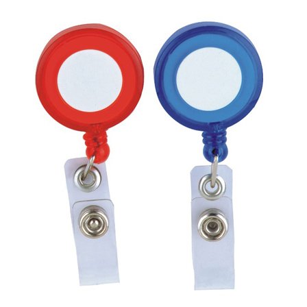Custom Logo Credit Card Holder ID Card Badge Holder with Carabiner
