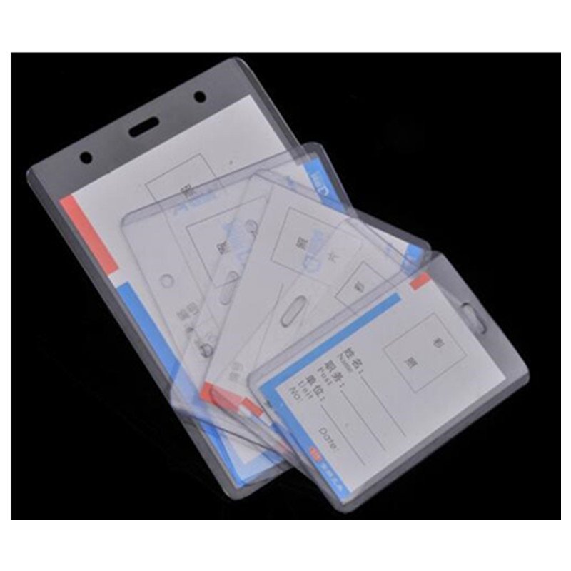 Hard rigid pvc id Card Badge Holder