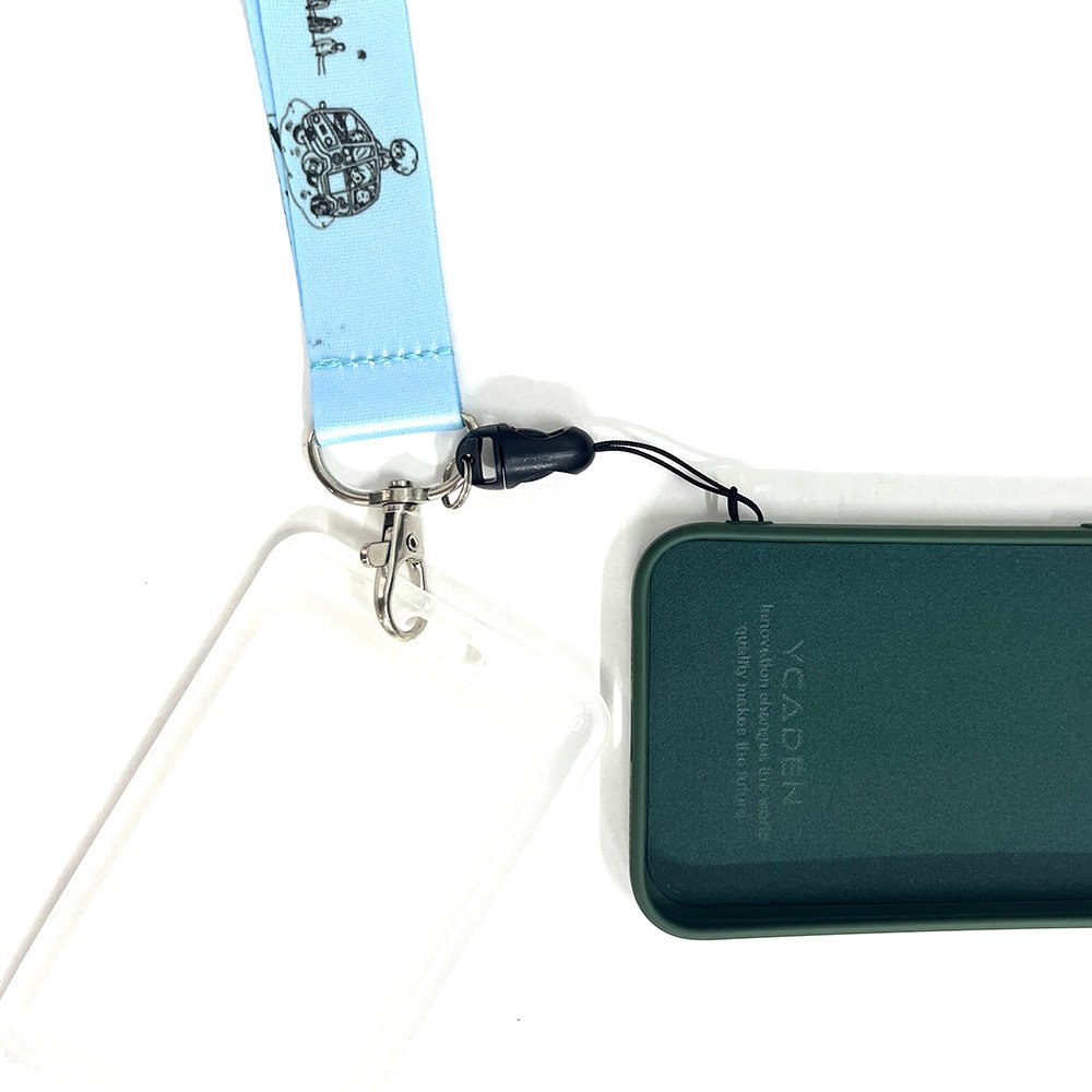 Custom Multifunctional Cropped Cellphone Lanyard Portable Short Lanyard Sublimation Print Pattern Handheld Strap Chain
