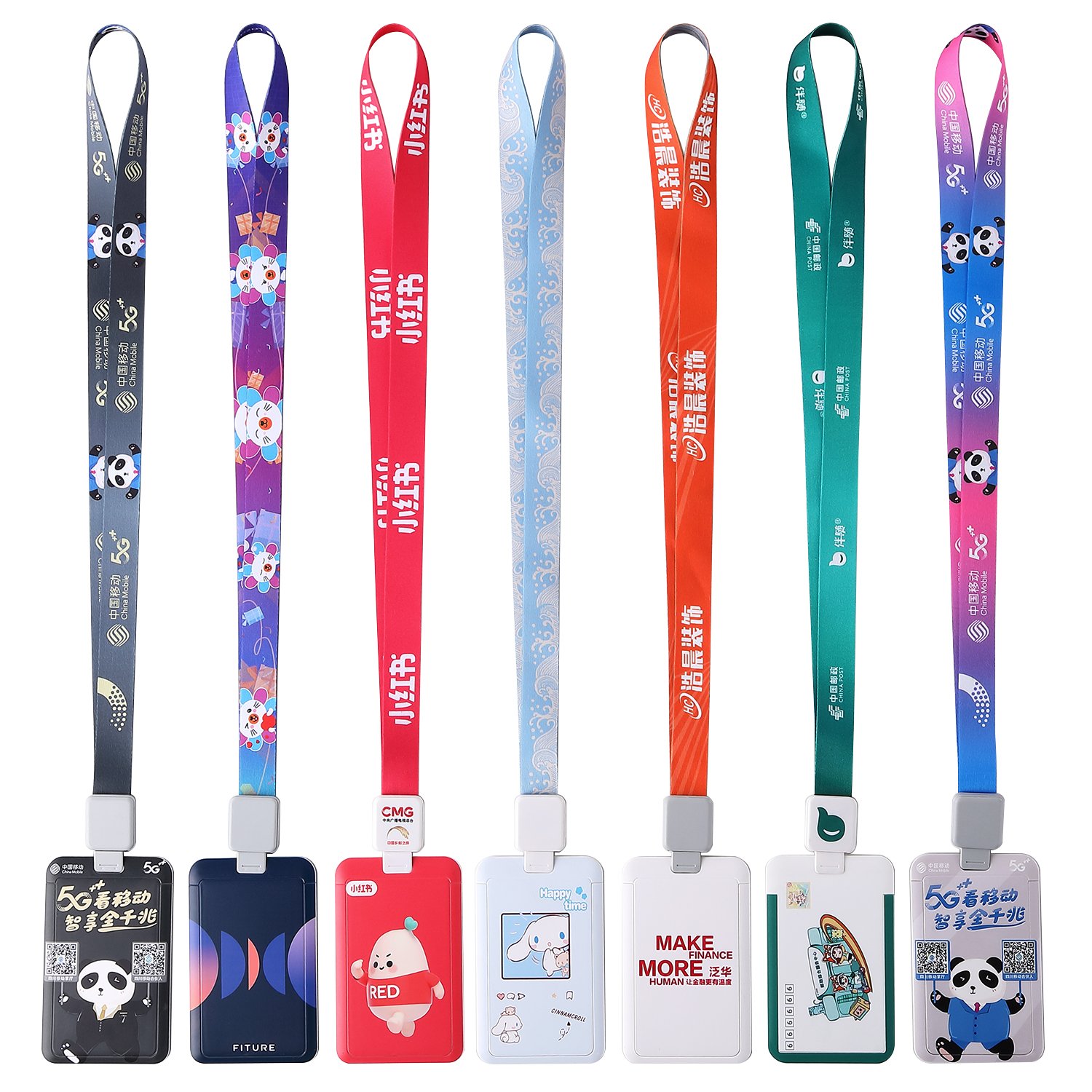 Custom Card Creative Nurse Id Badge Holder with Neck Strap Lanyard