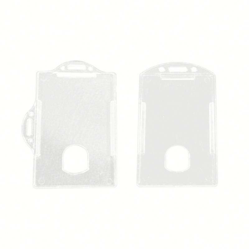 Custom card holder and badge holder necklace clear badge holder