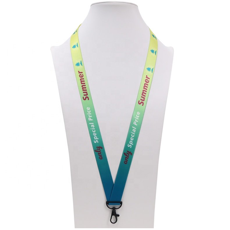 High Quality Lanyard With logo ergonomics Seamless Printed Neck Lanyard Promotion Gift Metal Hook Buckle Office Lanyard