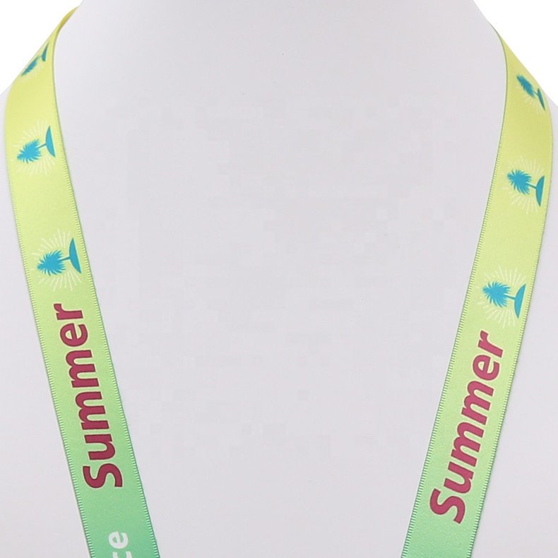 High Quality Lanyard With logo ergonomics Seamless Printed Neck Lanyard Promotion Gift Metal Hook Buckle Office Lanyard