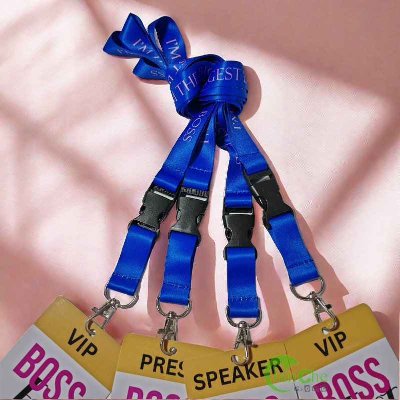 Factory Wholesale Sublimation Silk Screen Print Polyester Nylon Neck Strap Lanyards With Breakaway ID Badge Holder