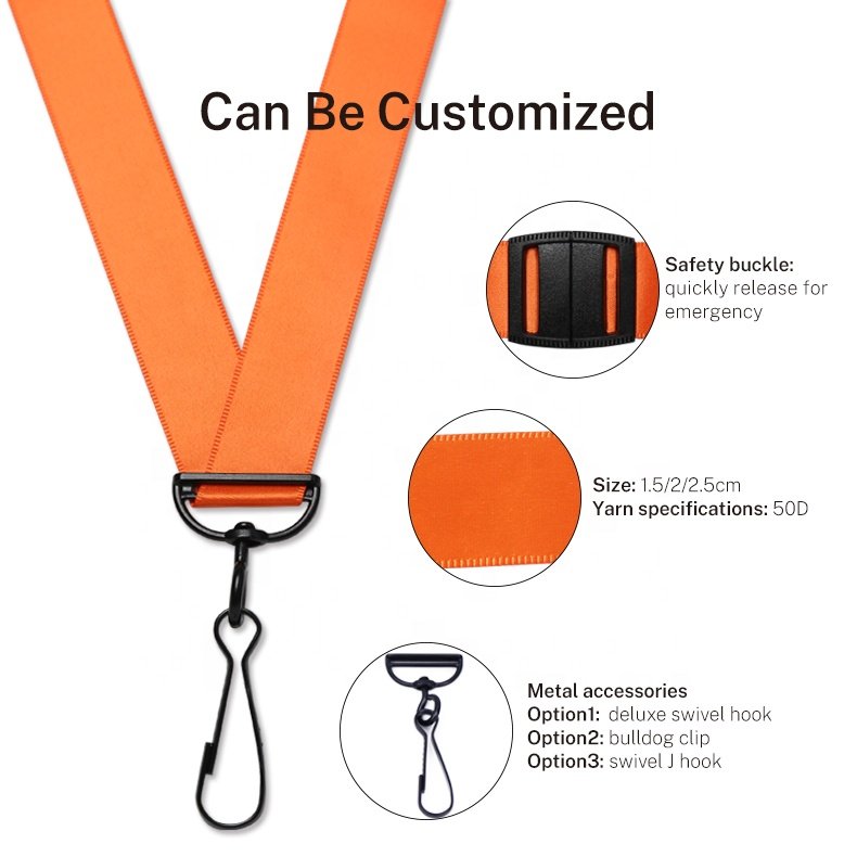 Ehua Ergonomics Seamless Wholesale Personalized 20mm*90mm Strap Belt Fashion Hotel Badge ID Card Holder Neck Rope Lanyard