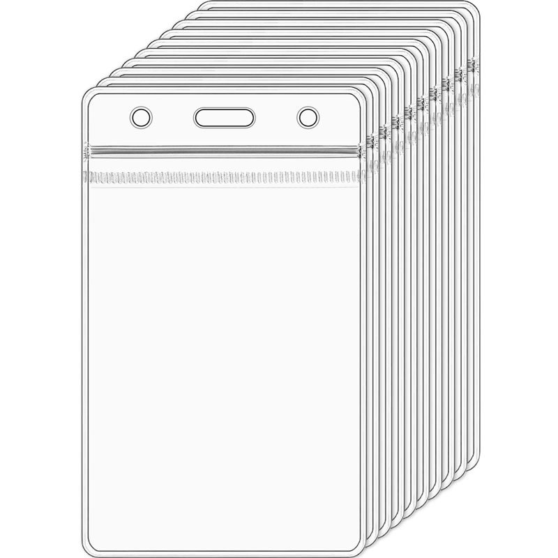 Protect Id Card Business Card Cover Pvc Transparent Credit Card Holder Badge Travel Id Case Holder Accessories Lanyard