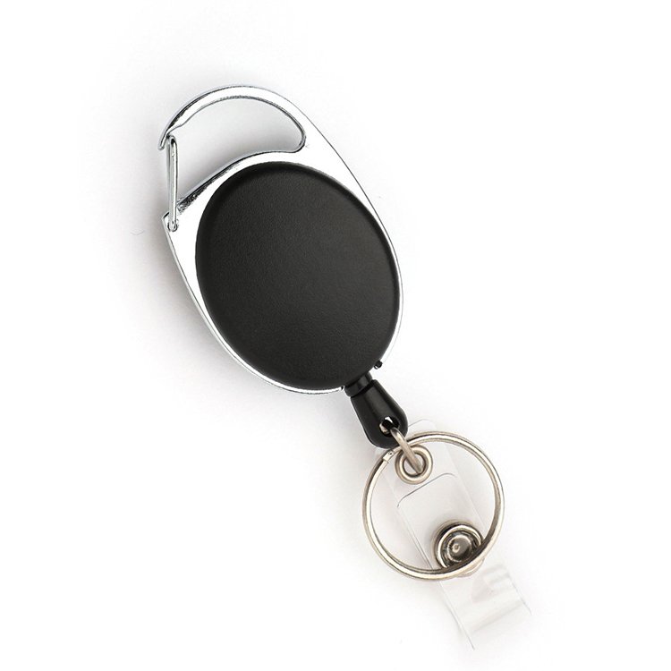 LFEDC Outdoor Fishing Hiking Camping Promotional EDC Retractable ID Card Badge Holder Keychain With Clip