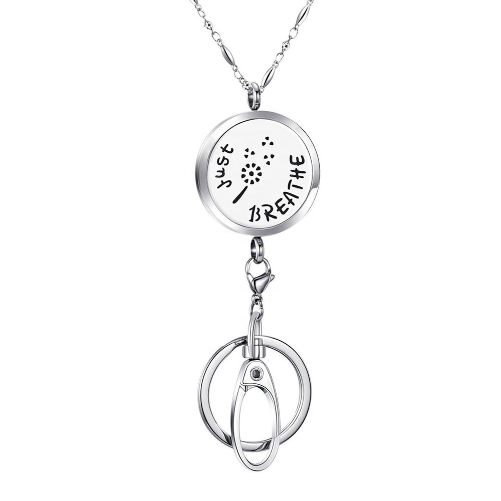 Strong lanyard chain Necklace for ID badge holder and key chains for Women OL Nurse Teacher