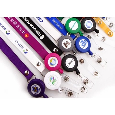 ID Card Lock Holder at Wholesale Price Customized Design with Multi Color Available Lanyard Accessories