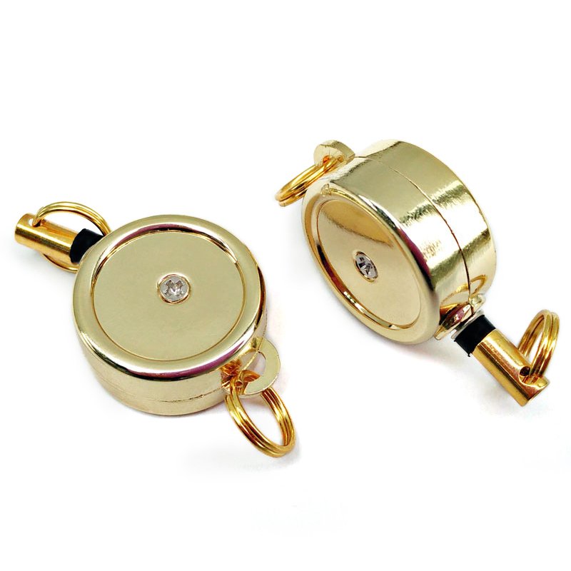 High Quality Heavy Duty Metal Retractable Badge Rreel Metal Retractable Reel Badge Holder