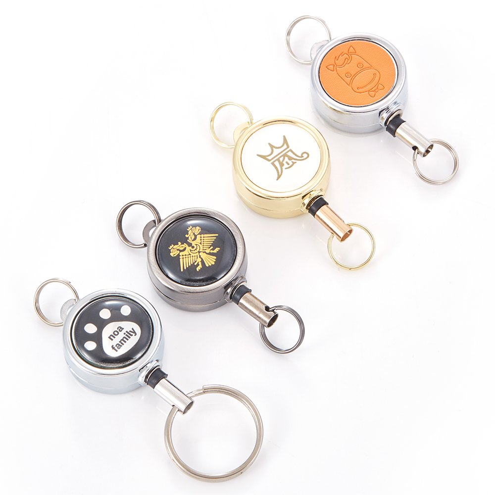 High Quality Heavy Duty Metal Retractable Badge Rreel Metal Retractable Reel Badge Holder
