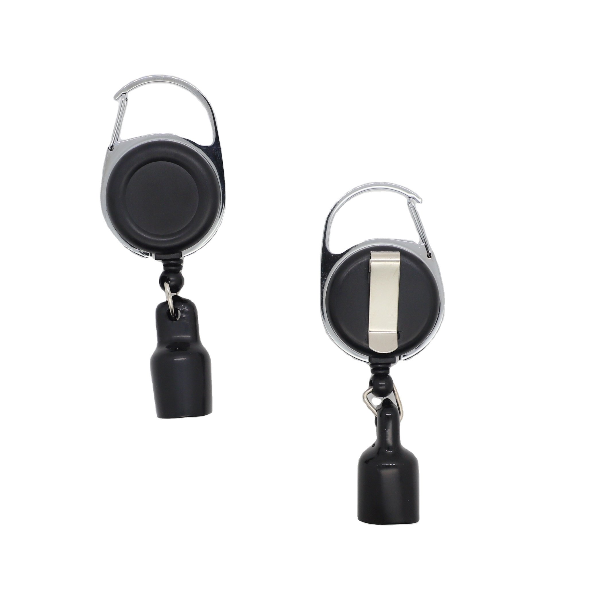 Retractable Badge Reel Clipper Lighter Holder Customized Logo Premium Lighter Simplicity Leash Lighter Sleeve