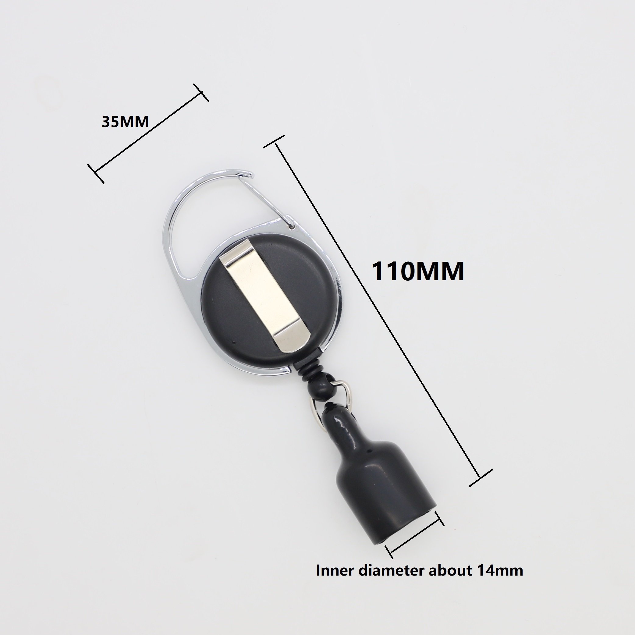 Retractable Badge Reel Clipper Lighter Holder Customized Logo Premium Lighter Simplicity Leash Lighter Sleeve