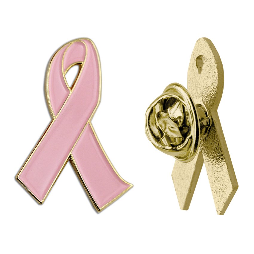 Wholesale Custom Logo Awareness Souvenir Badge Enamel White Awareness Small Kids Ribbon Badge Holder Mental Health Lapel Pins