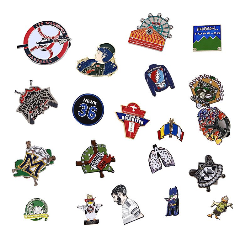 Wholesale Pin Custom Logo Lapel Pin Badge Manufacturer Metal Custom badges for crocs
