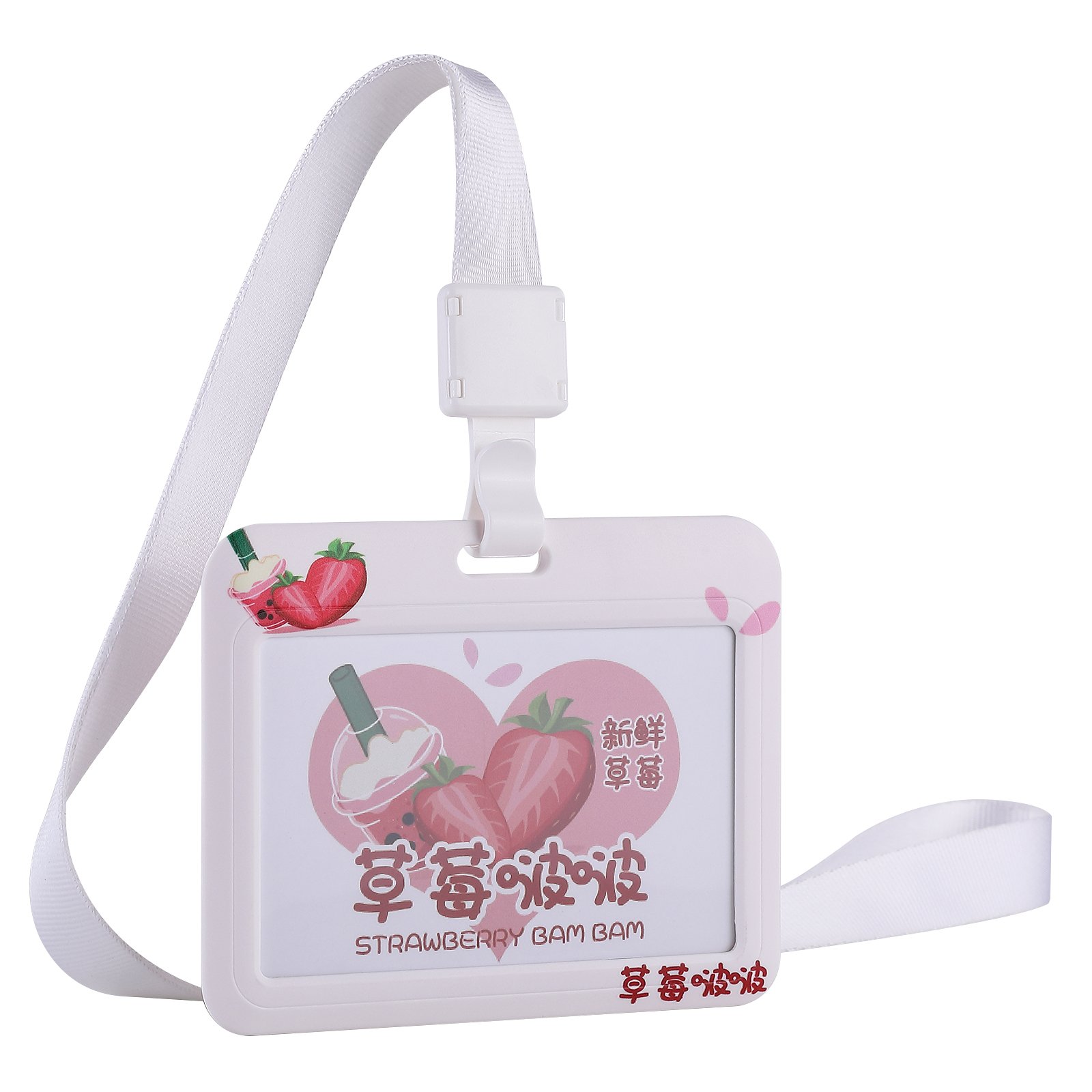 Custom Print Color Sublimation Badge Holder Polyester Lanyard Retractable Badge Reel Holder