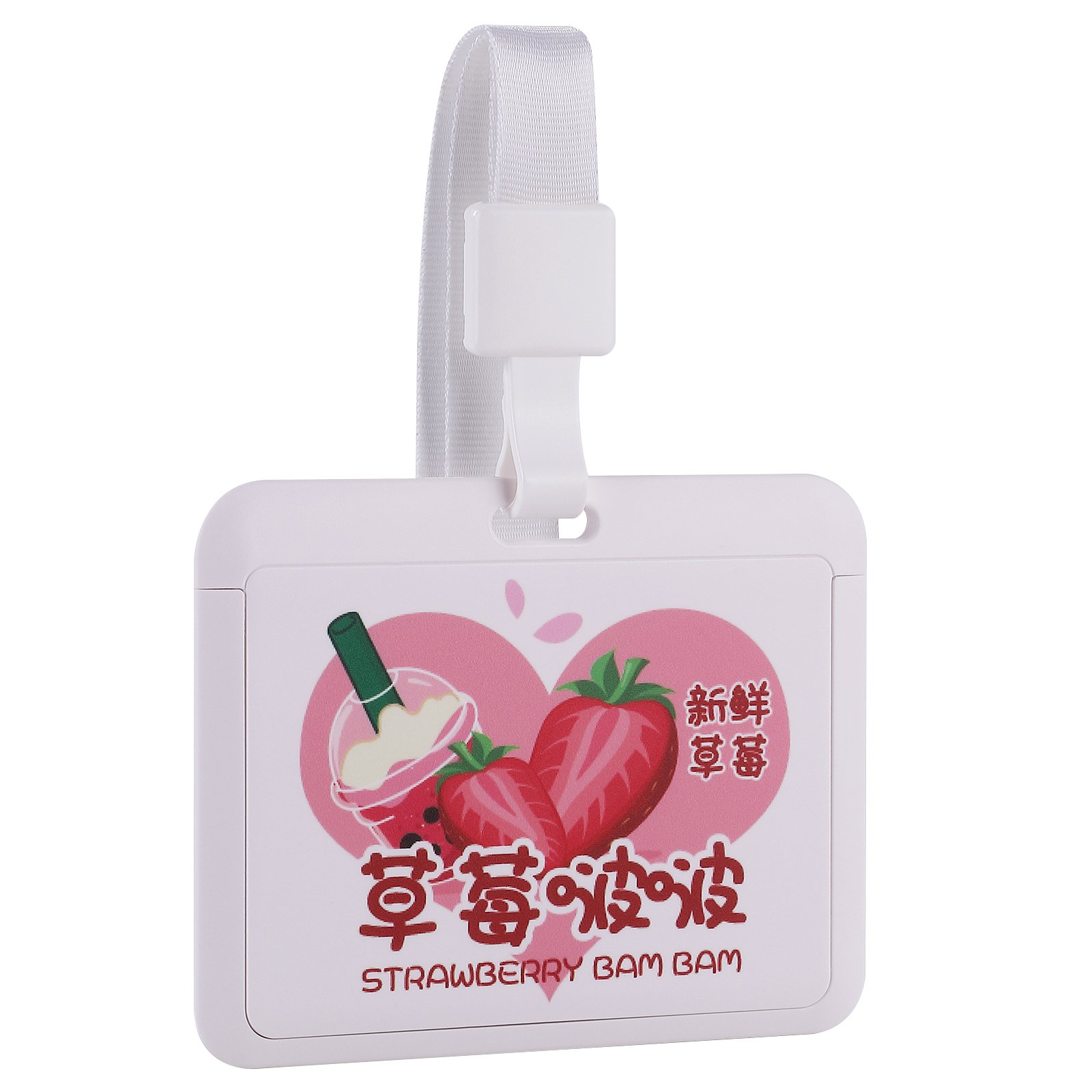 Custom Print Color Sublimation Badge Holder Polyester Lanyard Retractable Badge Reel Holder