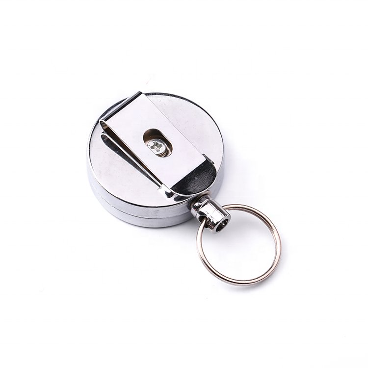 QORI 4CM Metal Key Holder Name ID Badge Holder Card Holder Rfid