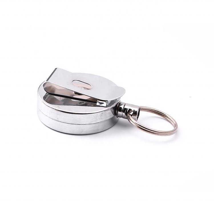 QORI 4CM Metal Key Holder Name ID Badge Holder Card Holder Rfid