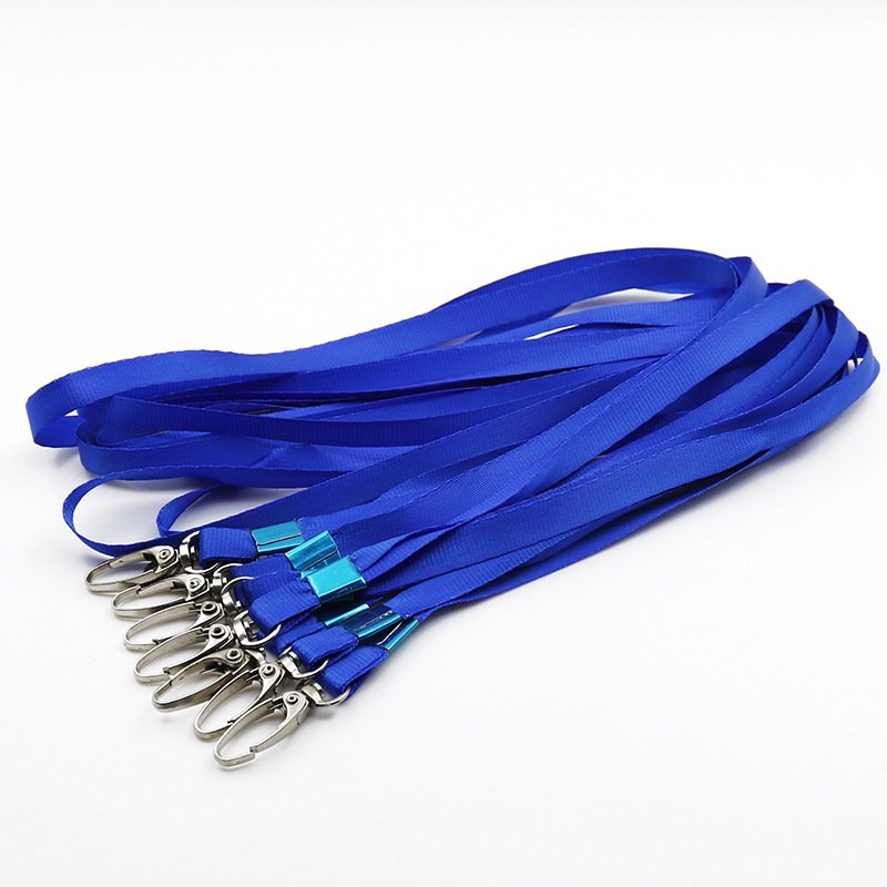Promotional Polyester Lanyard Printed Webbing Jacquard Neck Lanyard With Logo Custom ID Card Badge Holder Lanyard