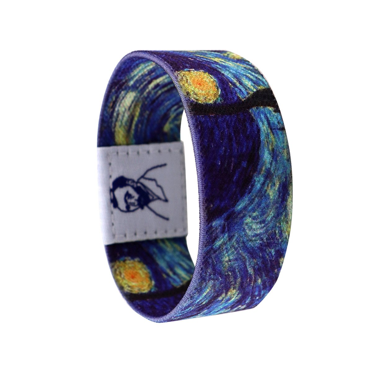 Promotional new design women custom fabric elastic wristbands bracelet